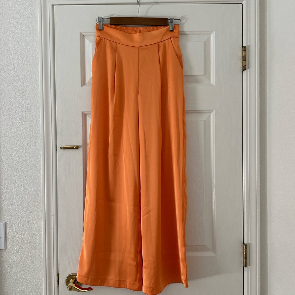 House of Harlow 1960 Orange Wide Leg pants XS